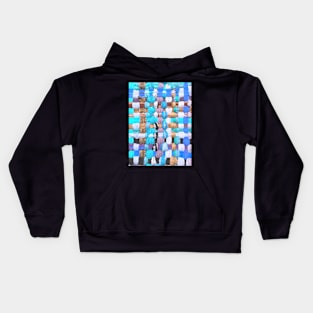 Aqua Textile Kids Hoodie